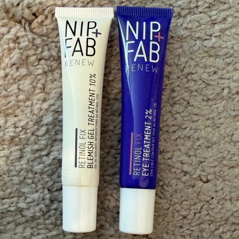 Nip+Fab Retinol Fix Gel Eye Treatment and blemish treatment set